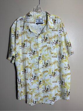 Savage Tacticians Tactical Hawaiian Aloha Shirt XXL Skeleton Surfer